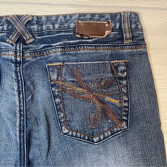 Mudd Jeans Vintage Y2K 2000’s Low Rise Bootcut Blue Denim Jeans Size Junior’s 13 - Picture 6 of 13